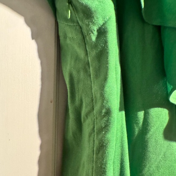 Pomander Place Tuckernuck Lime Florencia One Shoulder Ruffle Dress Plus 3X EUC - Picture 9 of 9